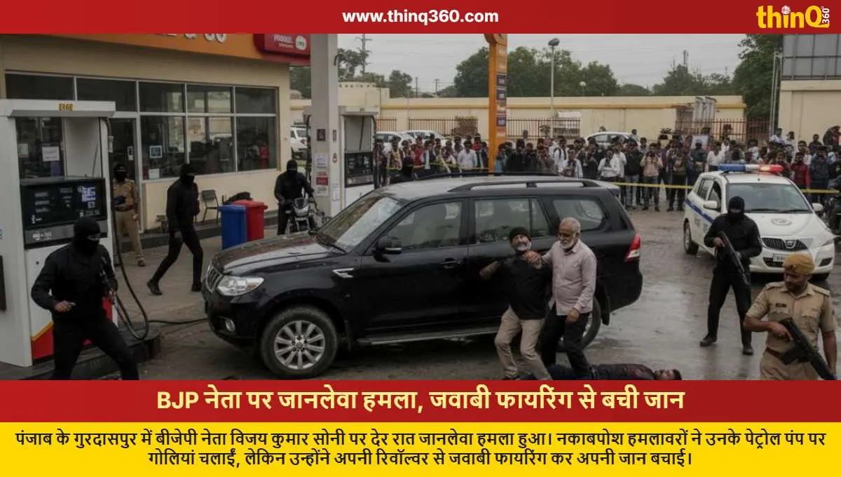 bjp leader vijay kumar soni attacked in gurdaspur punjab