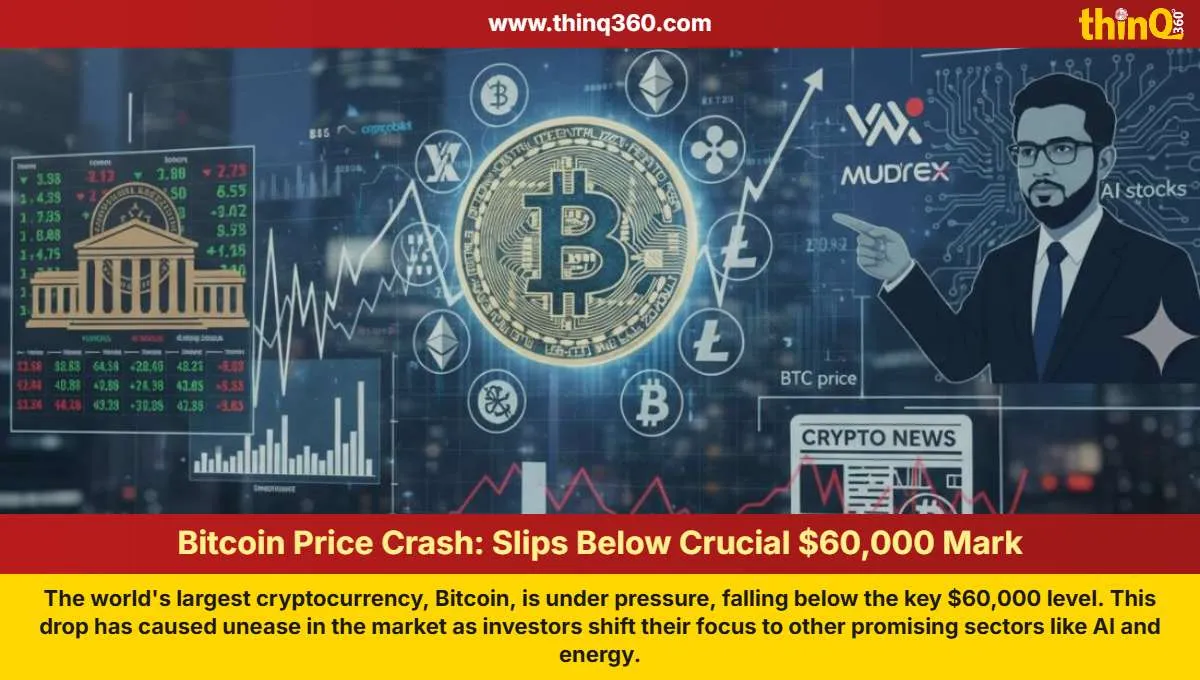 bitcoin price falls below 60000 dollars investors shift focus