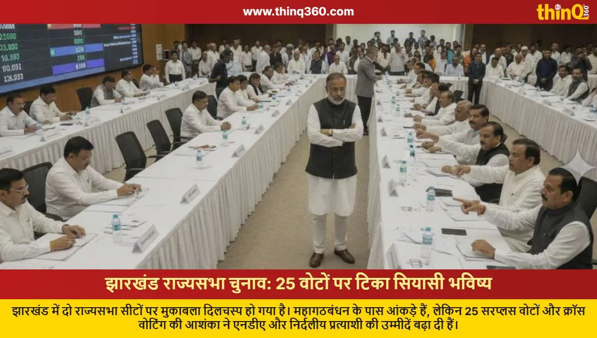 jharkhand rajya sabha election surplus votes cross voting battle
