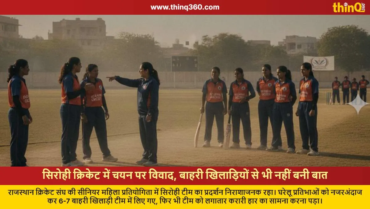 sirohi women cricket team selection controversy poor performance