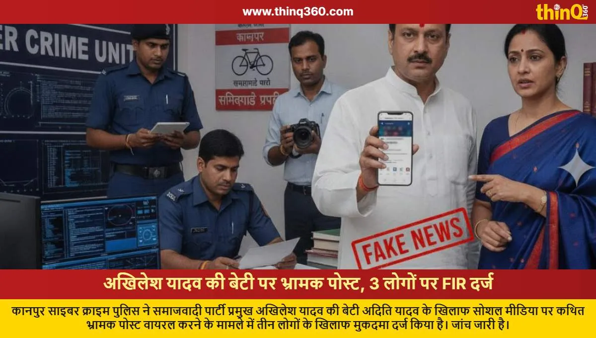 fir against three for viral post on akhilesh yadav daughter aditi yadav kanpur