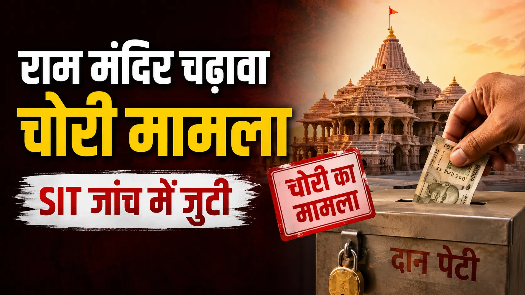 ayodhya ram mandir offering dispute sit begins investigation