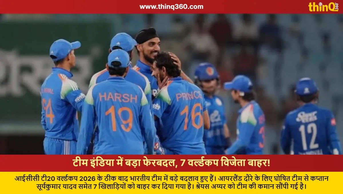 ireland vs india t20 series 7 world cup players dropped shreyas iyer captain