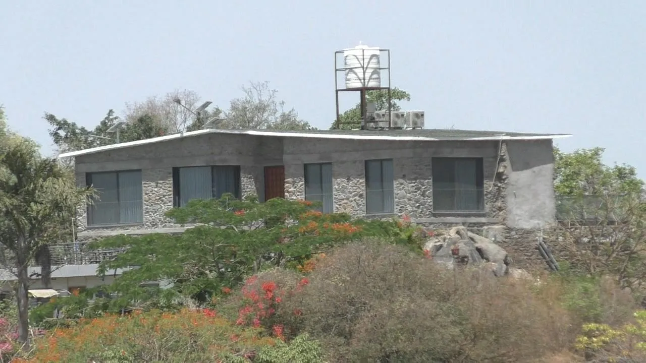 the yellow claw demolition machinery will be used against large cottage bungalows built illegally in violation of regulations