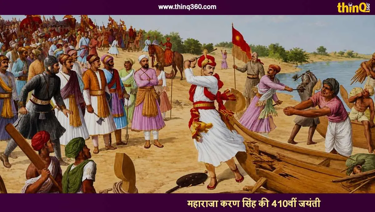 maharaja karan singh 410th birth anniversary to be celebrated in bikaner on july 10