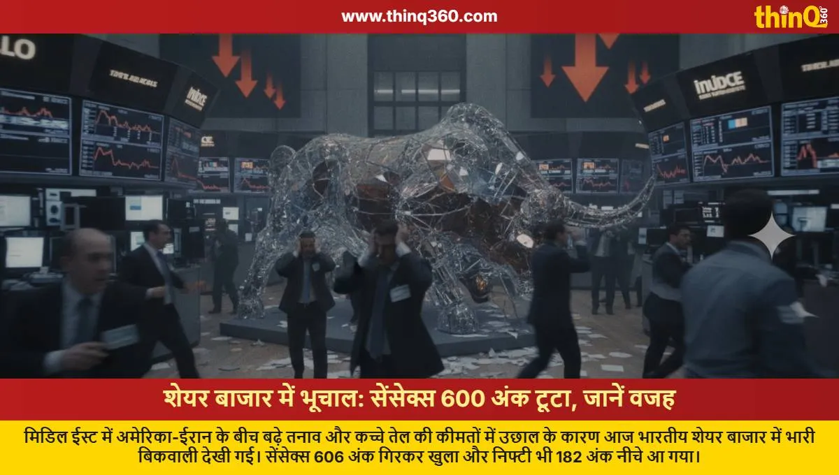 why share market fall today sensex down 600 points 6 reasons