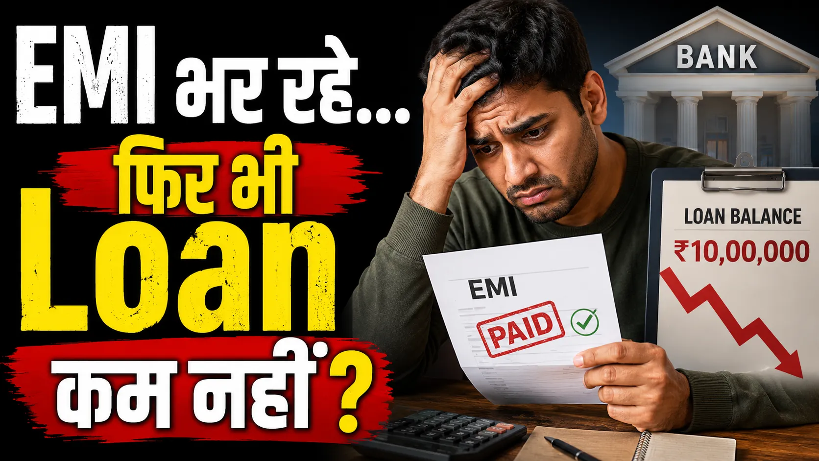 why home loan principal does not decrease with emi and how to save lakhs