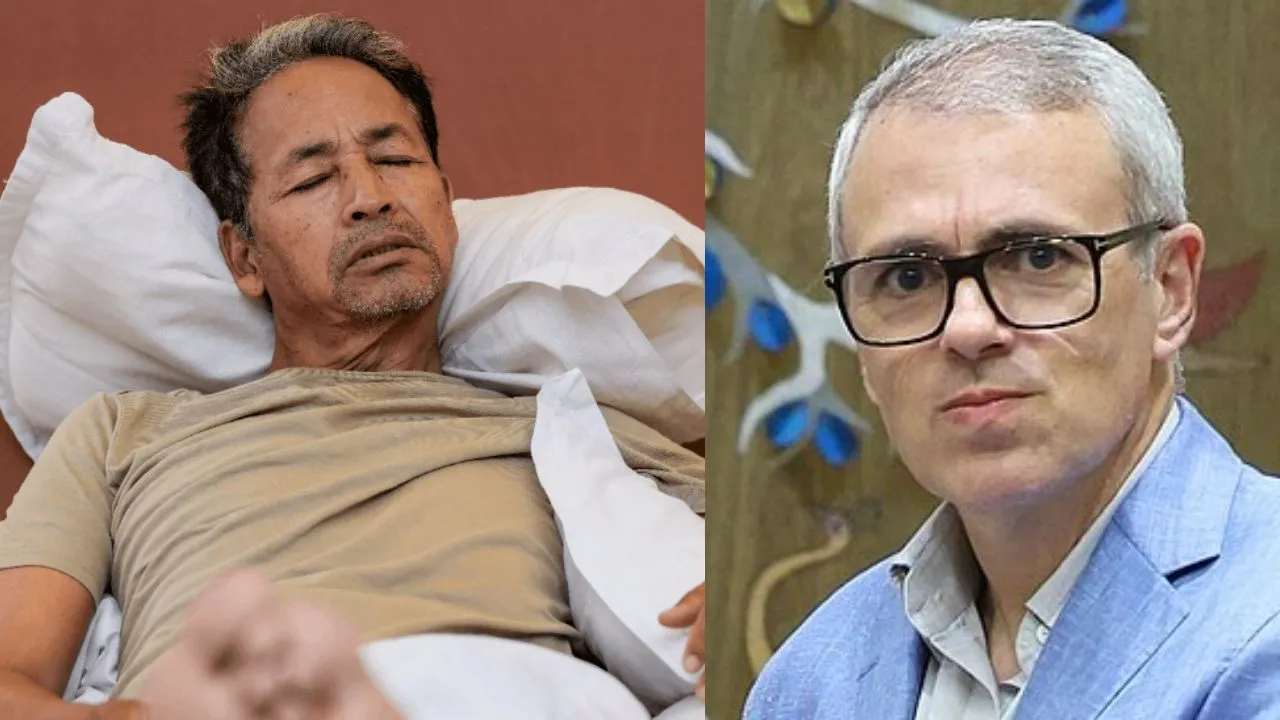 omar abdullah supports sonam wangchuk protest neet paper leak