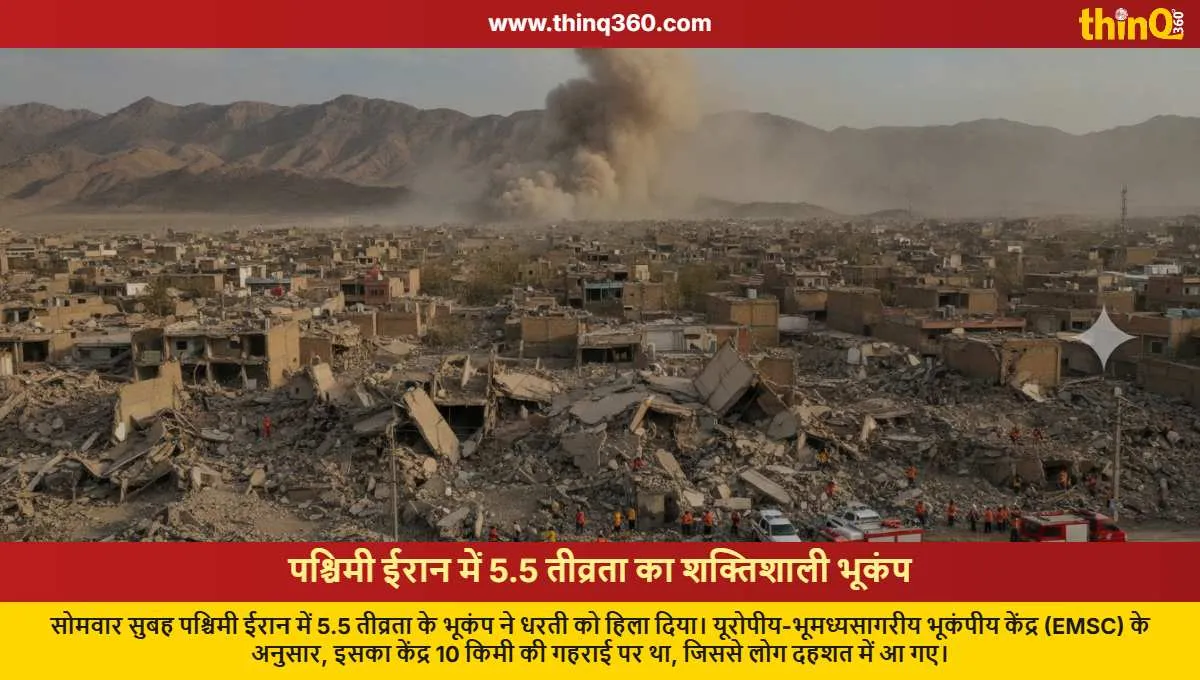 5 5 magnitude earthquake strikes western iran