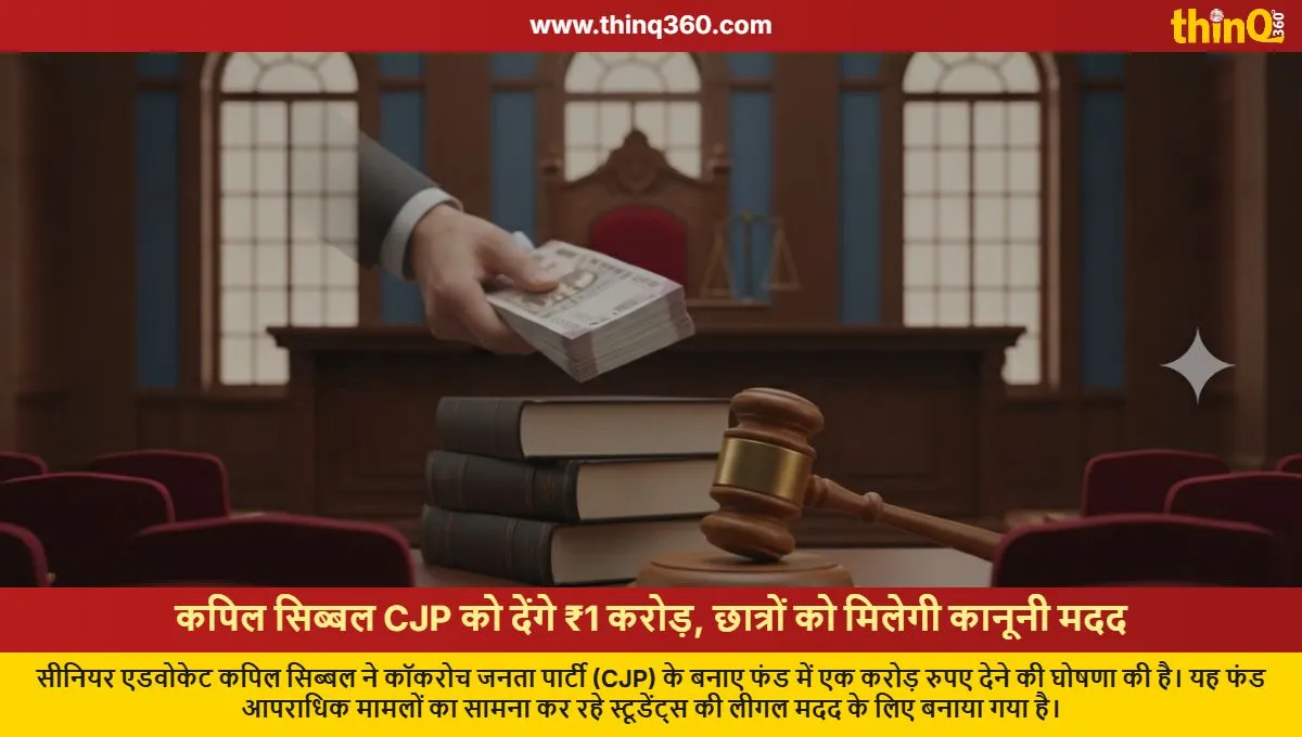 kapil sibal donates 1 crore to cjp fund for students legal aid