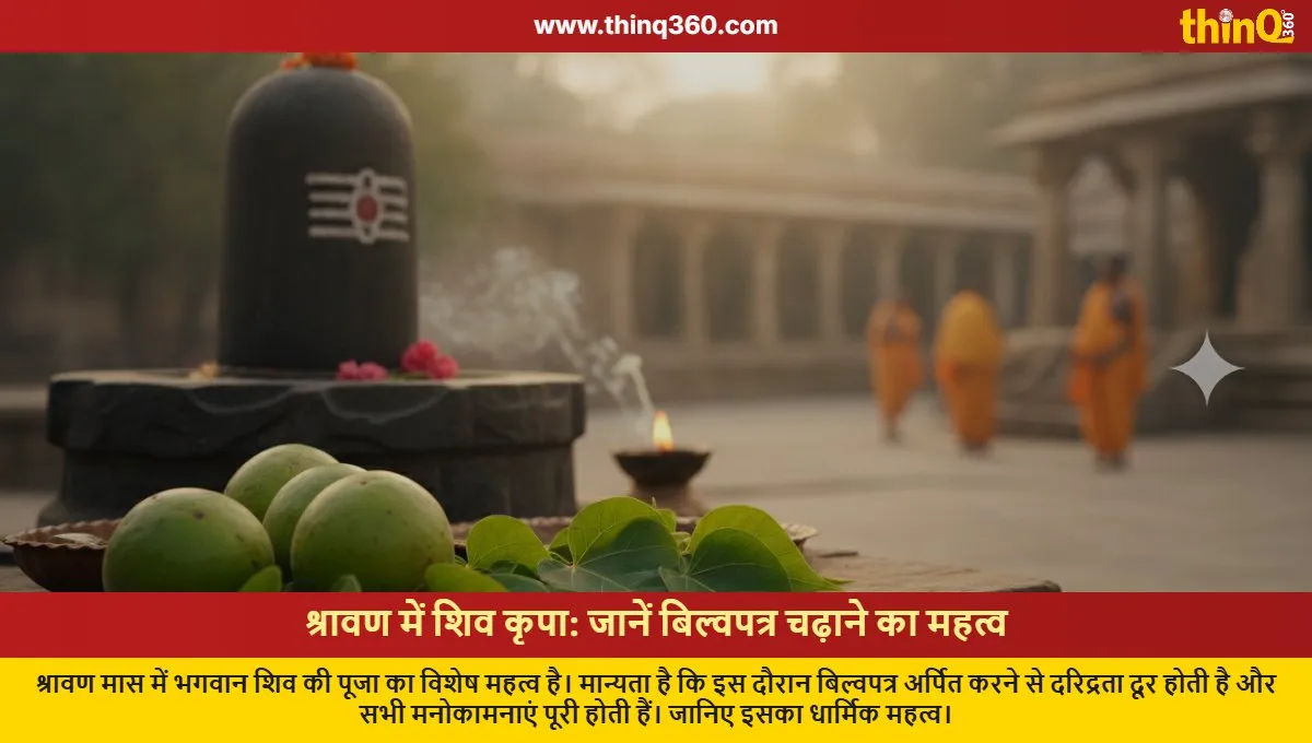 why offer bilvapatra to lord shiva in shravan month