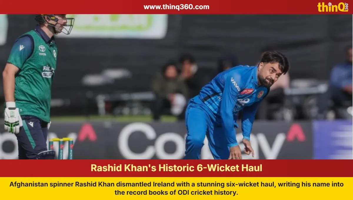 rashid khan 6 wickets record afg vs ire