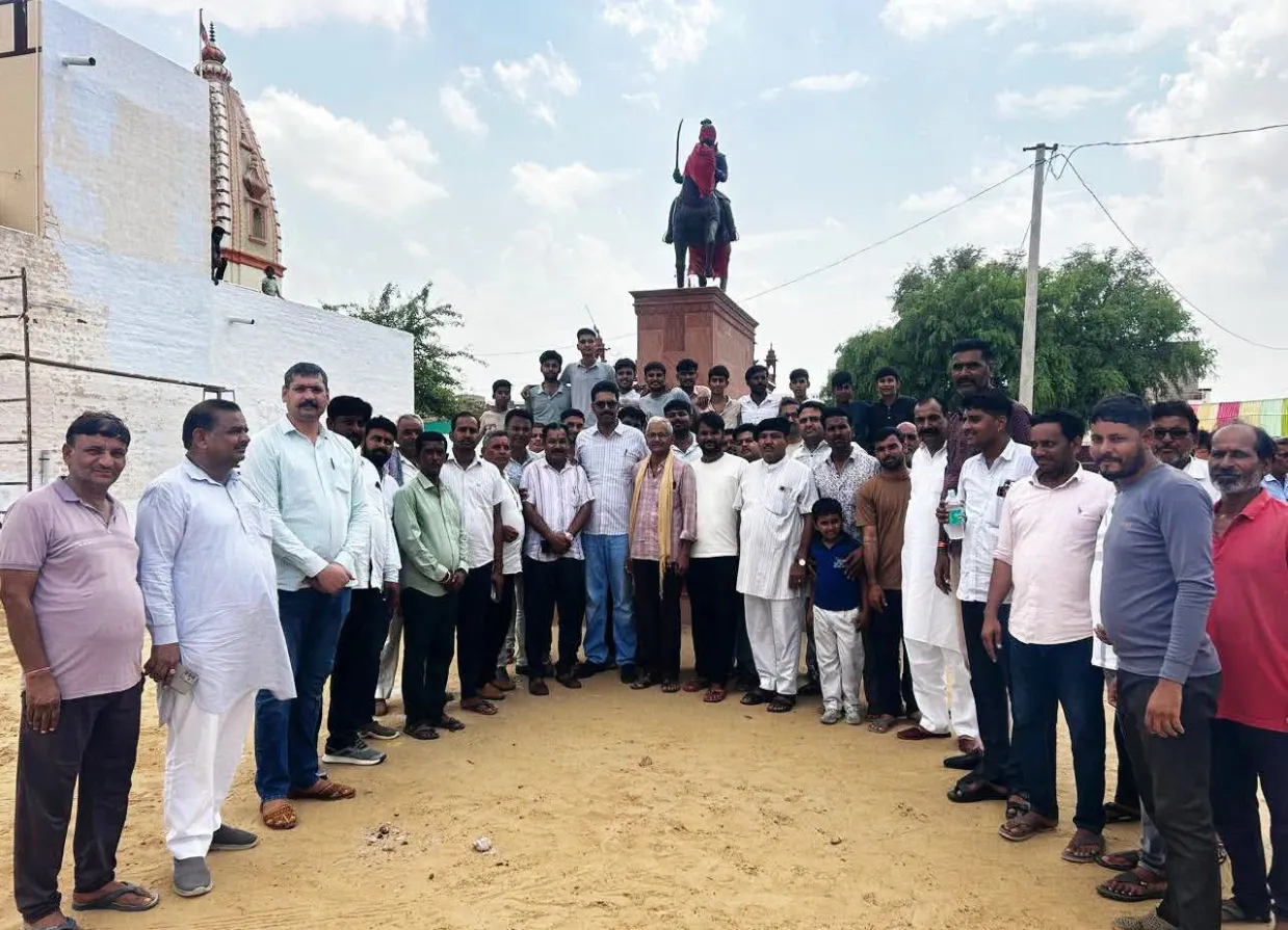 cm bhajanlal sharma bikaner visit unveil statue meghasar august 14