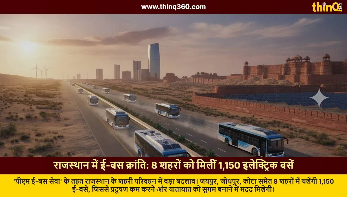 rajasthan pm e bus sewa 1150 electric buses to run in 8 cities