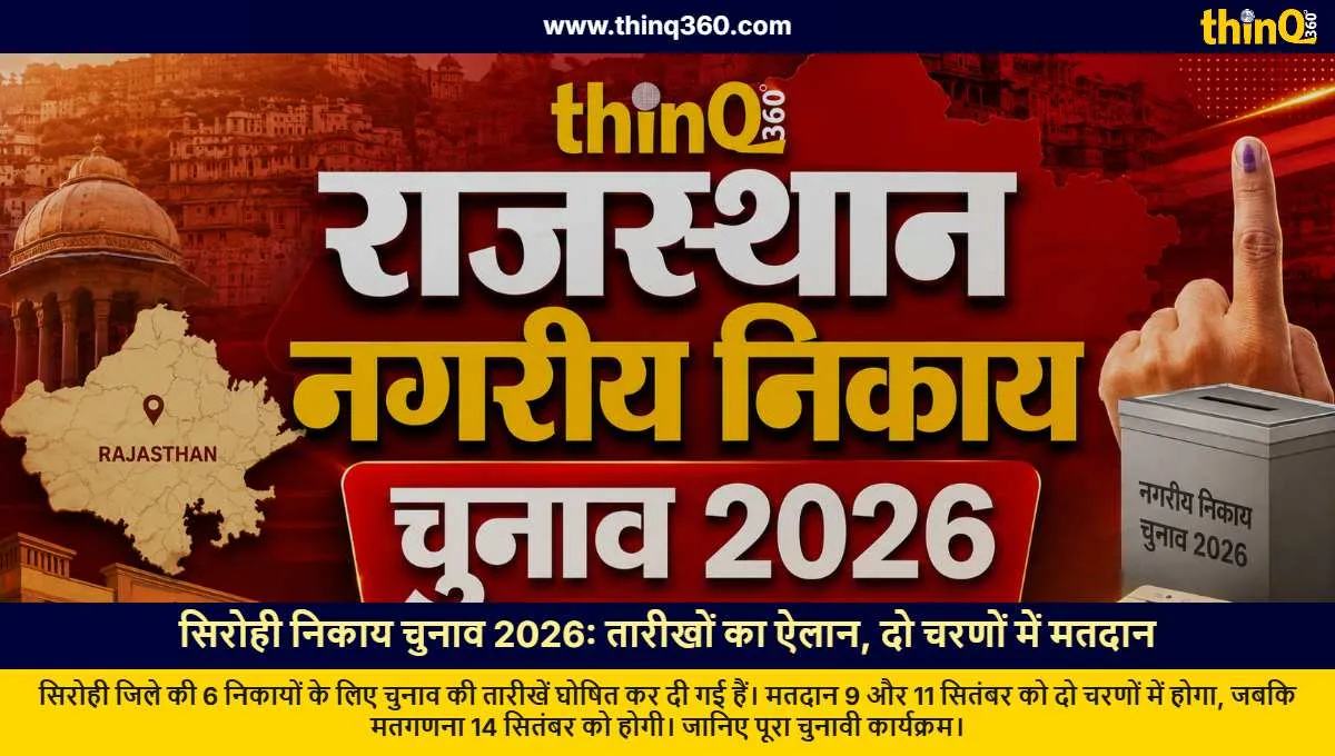 sirohi local body election 2026 dates announced
