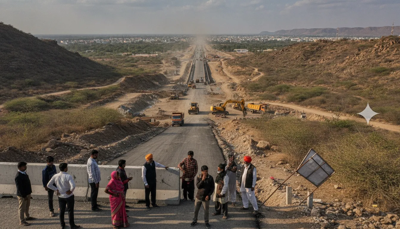 6-Lane Highway: Service Road Issue Reaches Center
