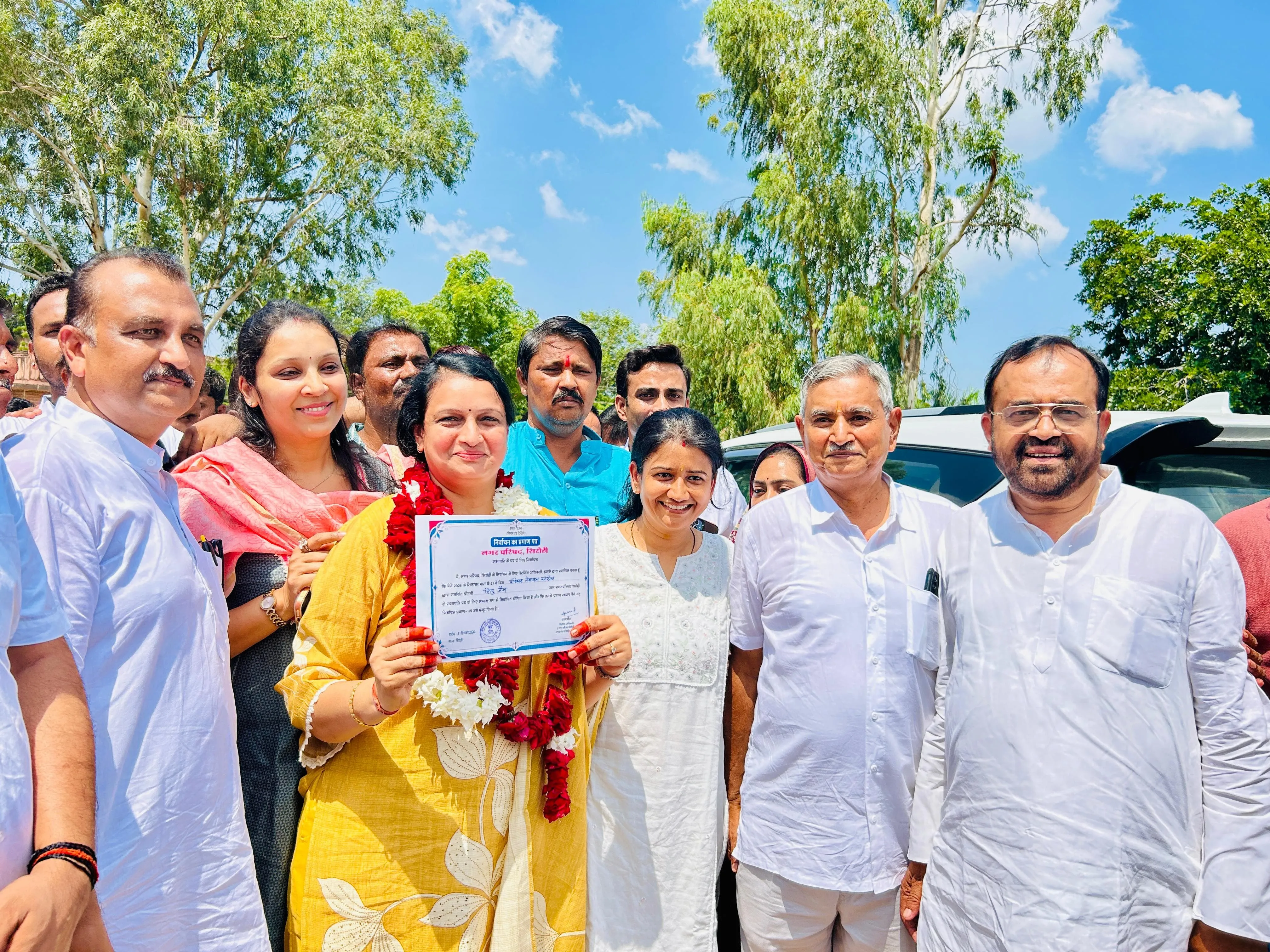 sirohi chairperson ritu jain development priorities congress manifesto