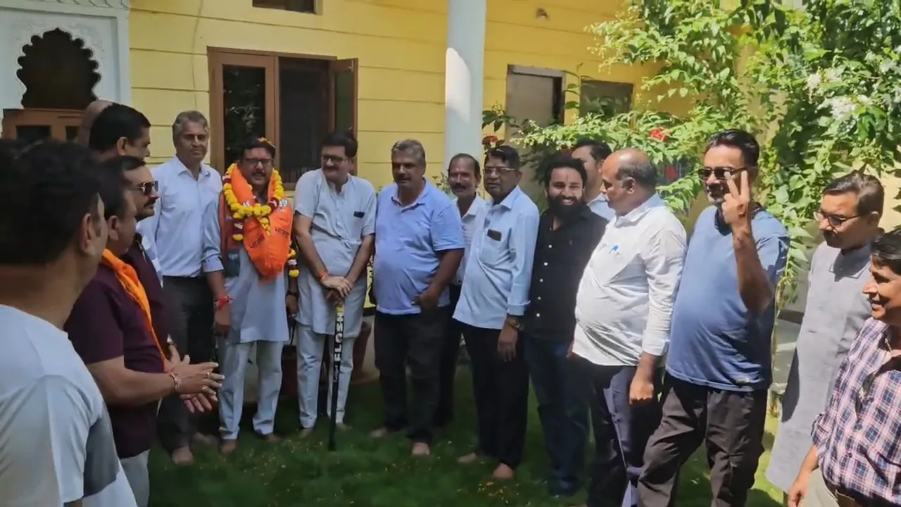 Virendra Singh Chauhan Welcomed After Dungarpur Victory