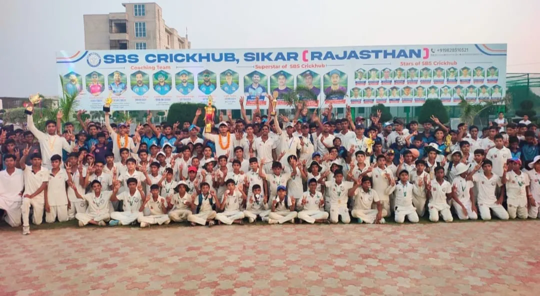 sbs academy sikar four cricket titles two runners up