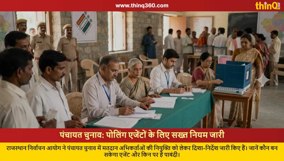 rajasthan panchayat election polling agent guidelines jaipur