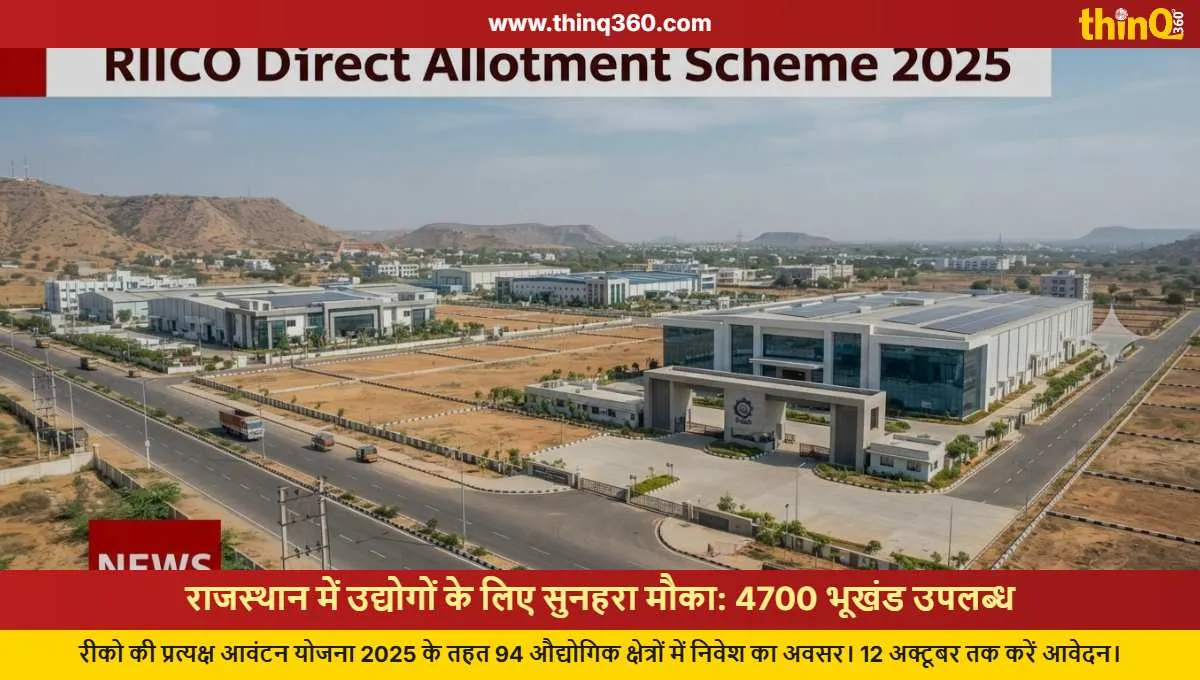 riico rajasthan industrial plots allotment scheme 2025
