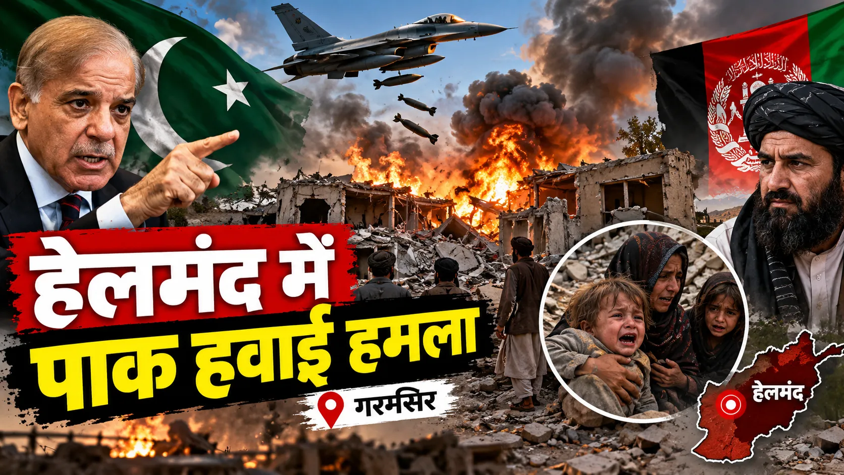 pakistan airstrike afghanistan helmand casualties tension