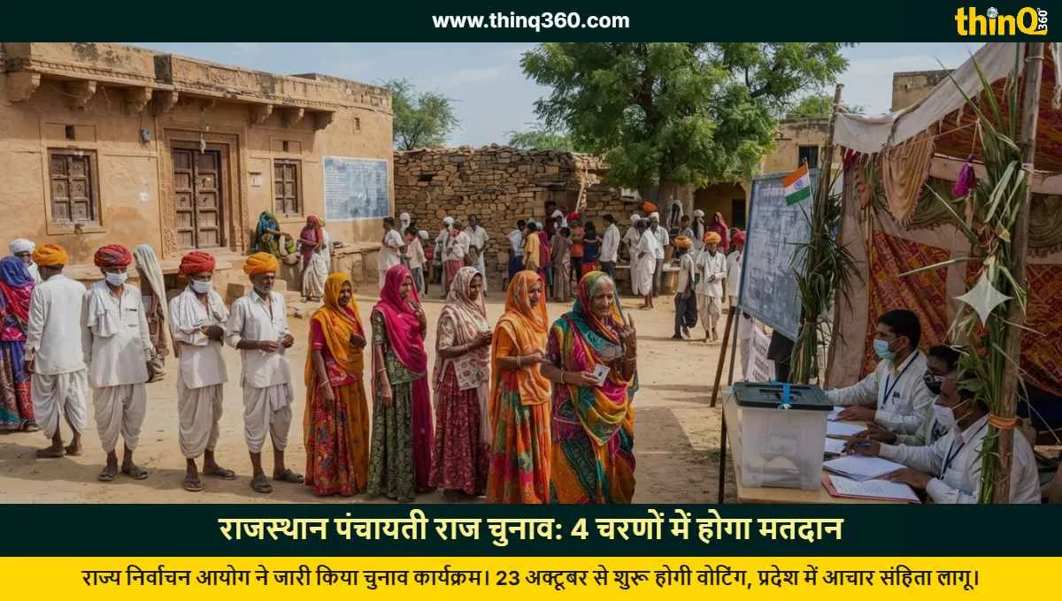 rajasthan panchayati raj election dates schedule phases
