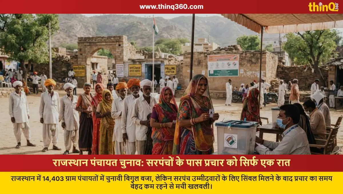 rajasthan panchayat election sarpanch campaign time limit