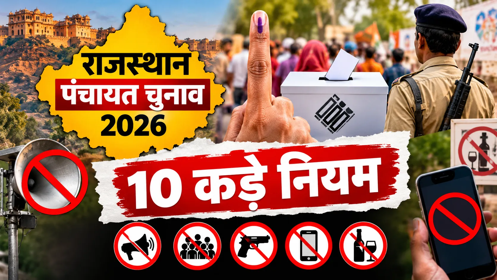 rajasthan panchayat election 2026 strict rules guidelines