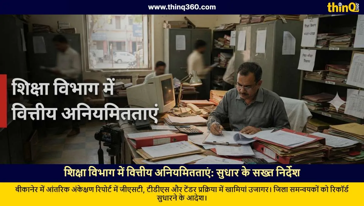 bikaner education department financial irregularities audit report