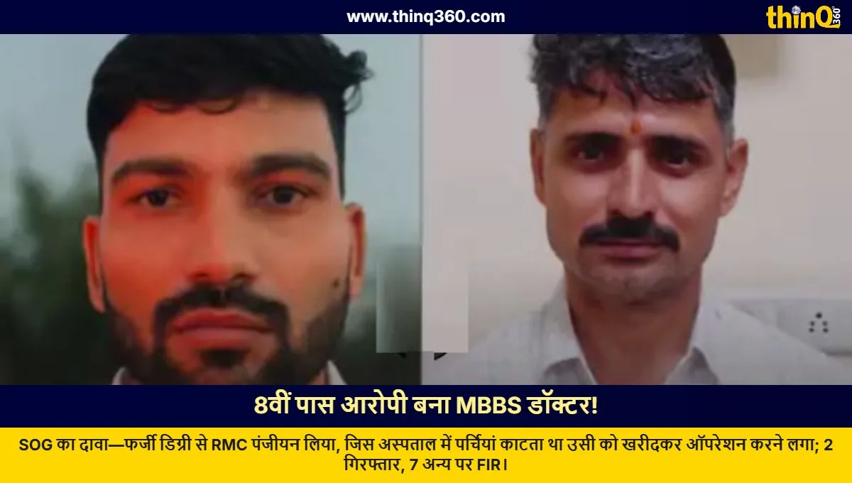 rajasthan sog busts fake mbbs degree doctor racket two arrested