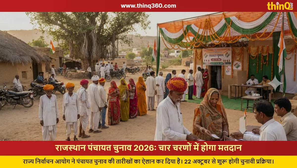 rajasthan panchayat election 2026 schedule voting dates