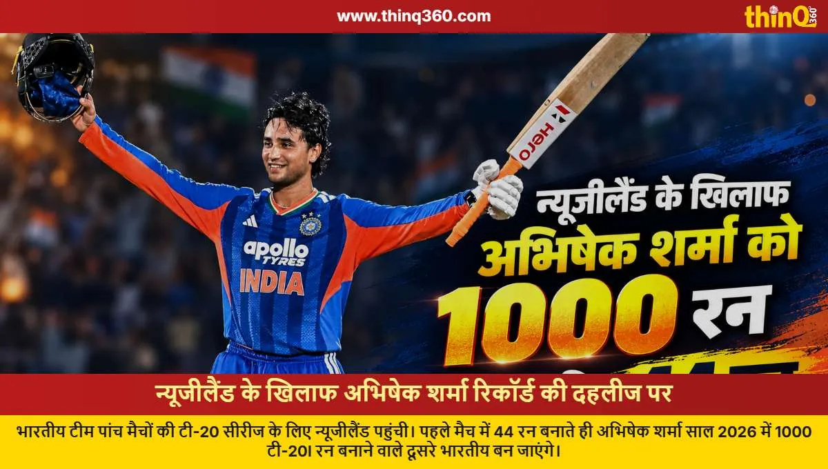 india vs new zealand t20 abhishek sharma records