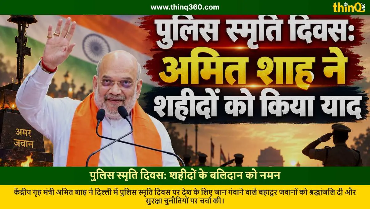 amit shah pays tribute on police commemoration day
