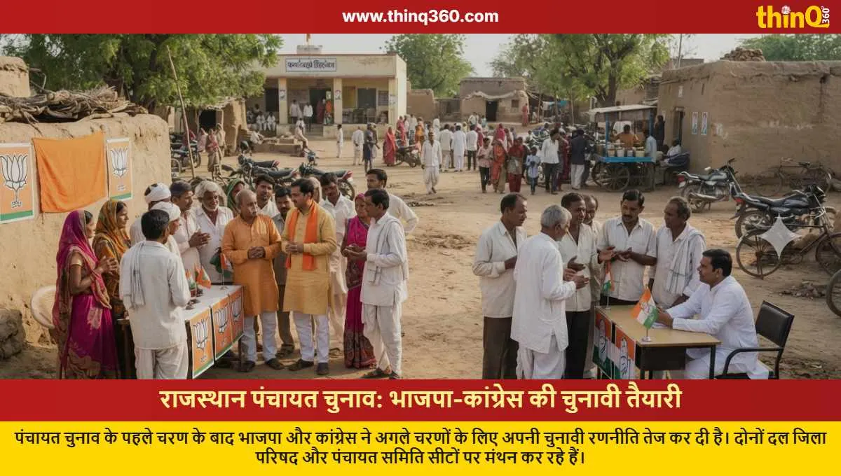 rajasthan panchayat election bjp congress strategy