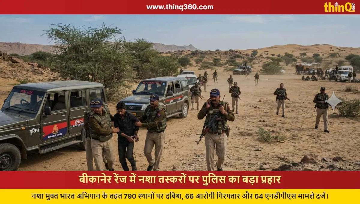 bikaner range police anti drug drive arrests