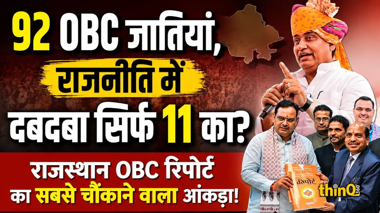 રાજસ્થાન OBC રિપોર્ટ: 92માંથી 11 જ્ઞાતિઓનું વર્ચસ્વ, રાજકારણ ગરમાયું